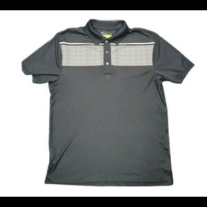 PGA Tour Pro Series Men's Black Polo Shirt Size Large